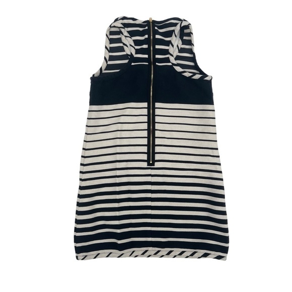 Ali Ra Blue Off White Striped Sleeveless Tank Dress Size 6 Women's - Picture 3 of 5